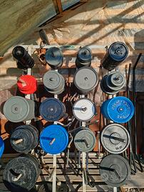 Pesi Dischi Palestra Foro 25-28-30-50 mm