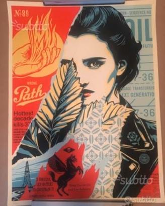 Stampa Shepard Fairey-Obey 60x46cm (AP)