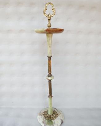 raffinato posacenere da divano in onice