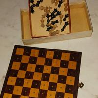 Scacchiera un legno richiudibile