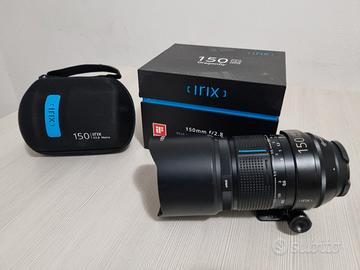Irix  150mm f2.8 macro  attacco Canon ef