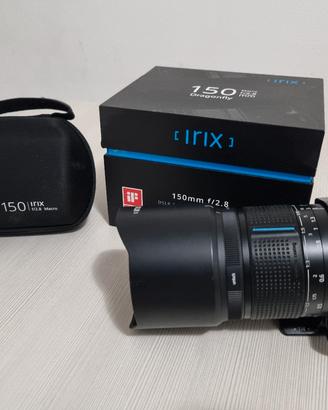 Irix  150mm f2.8 macro  attacco Canon ef