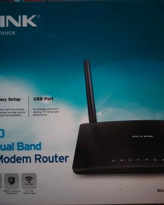 TP-LINK AC1200 modello Archer D50 - NUOVO