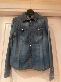Camicia jeans affiancata stile vintage