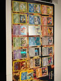 Lotto pokemon old set base/skydrige, Stamped