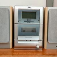 Stereo musica JVC UX-H30 con casse altoparlanti