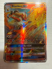 Carta da collezione Pokemon Blaziken GX 28/168