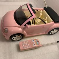 macchina maggiolino Barbie telecomandata vintage