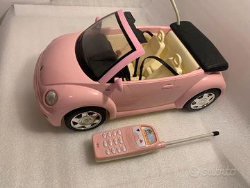 macchina maggiolino Barbie telecomandata vintage