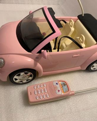 macchina maggiolino Barbie telecomandata vintage