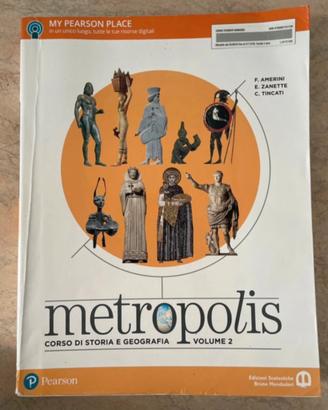 Metropolis 2- Materia: Geo-storia Ed Pearson