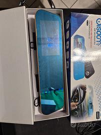 Dash cam specchietto retrovisore monitor doppia ca