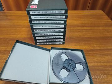 10 bobine nuovi Basf 13cm senza nastro