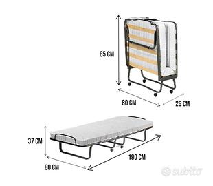 Lettino pieghevole