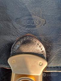 Tod's borsa in pelle 45x30x20 a soffietto