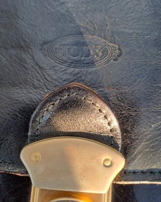 Tod's borsa in pelle 45x30x20 a soffietto