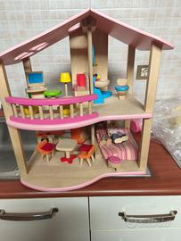 Casetta delle bambole in legno Pintoy
