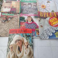 riviste vintage uncinetto e maglia