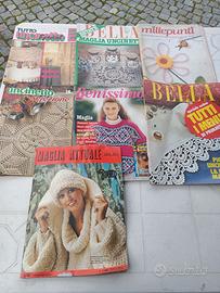 riviste vintage uncinetto e maglia