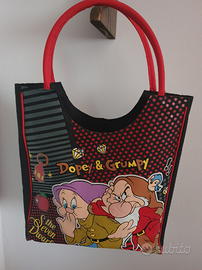 Borsa con immagini di Cucciolo e Brontolo