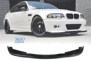 SPOILER LIP BMW E46 98-07 LOOK M3 NERO LUCIDO