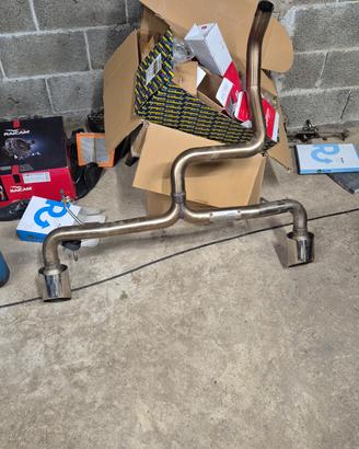 scarico 500 abarth bombardone 