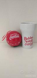 Coca-Cola  collezione bicchiere e pallina