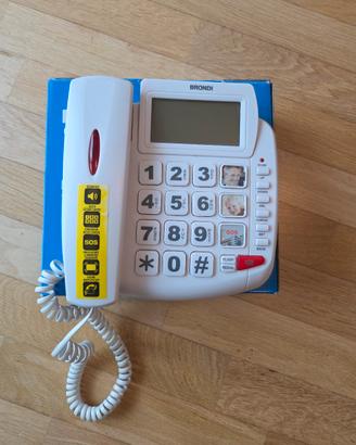 Telefono fisso con filo Brondi Bravo 90 LCD