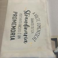 Pochette Amicizia, Sacchetto in Tessuto