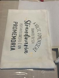 Pochette Amicizia, Sacchetto in Tessuto