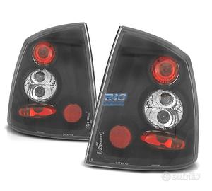 FANALI OPEL ASTRA G 2P 4P 97-04 FONDO NERO LOOK LE