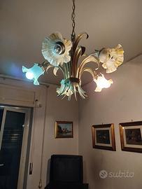 Lampadario in vetro