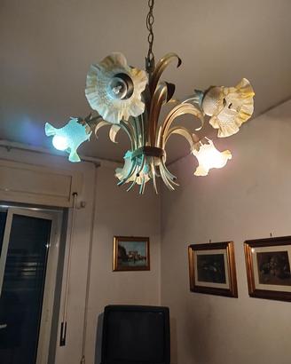 Lampadario in vetro
