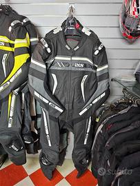 TUTA MOTO DIVISIBILE PELLE IXS RS 700 1.0 BLK