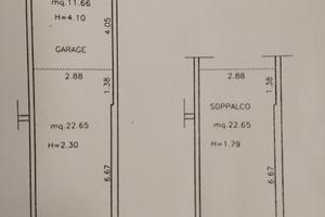 Garage 57 mq con soppalco - Poggio Tre Galli