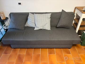 Divano letto 3 posti con contenitore