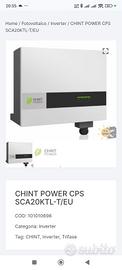 inverter fotovoltaico CHINT 20kw