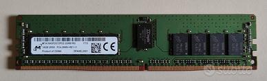 Micron 16GB DDR4-2666 • 2Rx8 • ECC RDIMM • MTA18AS