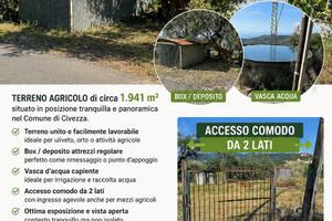 Terreno agricolo con box e Vasca a Civezza