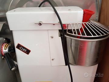 impastatrice 7 l 220 volt trasmissione a catena 