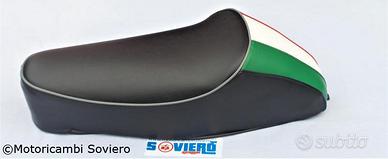 Sella Gobba Nera tricolore posteriore Vespa 50 spe