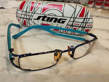 montatura occhiali sting eyewear blu/azzurro