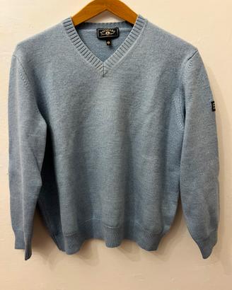 Maglione Navigare Azzurro Chiaro Lana Fine Wool