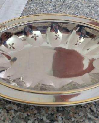 Tris vassoi in acciaio