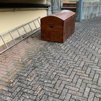 Baule  legno anni 60