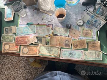 Banconote italiane lire