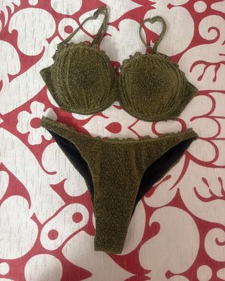costume verde oro tg 4