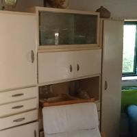 credenza anni 50+armadio 6 ante ikea+libreria ikea