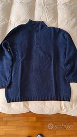 maglione uomo blu