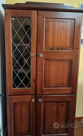 Mobile frigo/credenza  Patriarca in legno massello